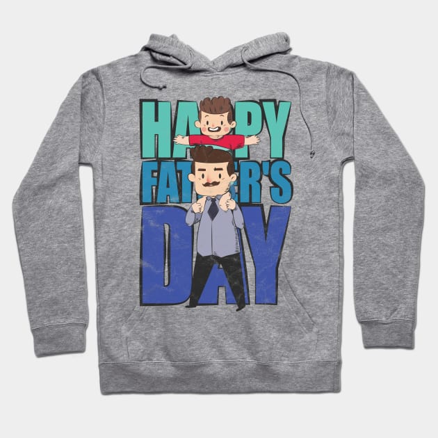 Happy Father's Day Hoodie by avshirtnation